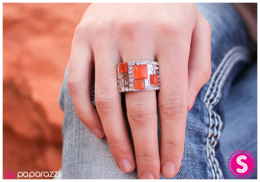 Paparazzi Ring ~ Primitive Perfection - Orange