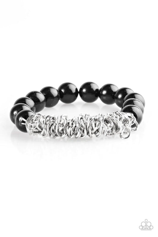 Paparazzi Bracelet ~ Shock Factor - Black