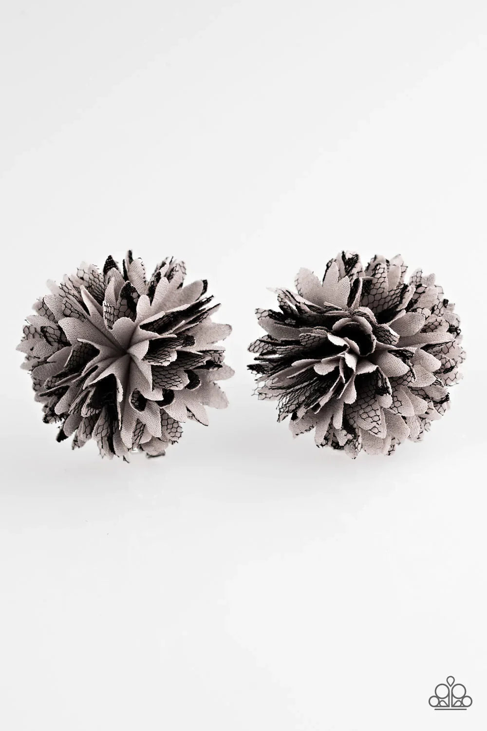 Paparazzi Hair Accessories ~ Pretty In Poppies - Silver