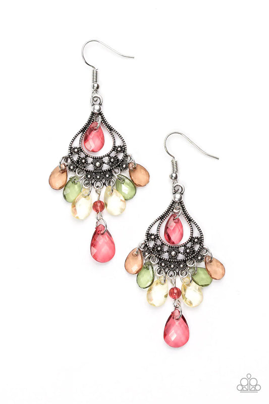 Paparazzi Earring ~ Glamour Genie - Multi