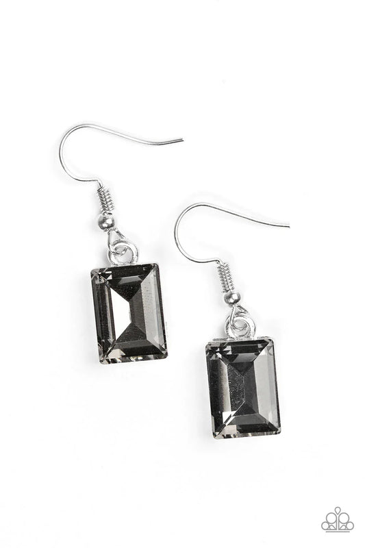 Paparazzi Earring ~ Dining With Divas - Silver