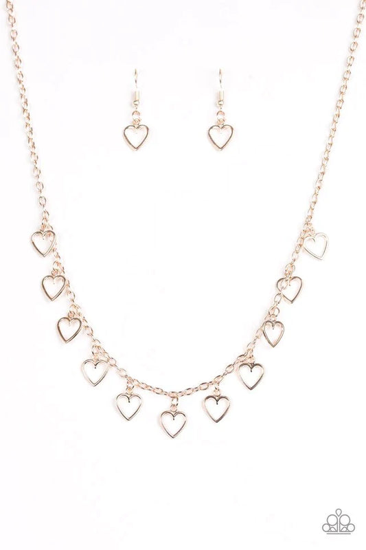 Paparazzi Necklace ~ Im Yours - Rose Gold