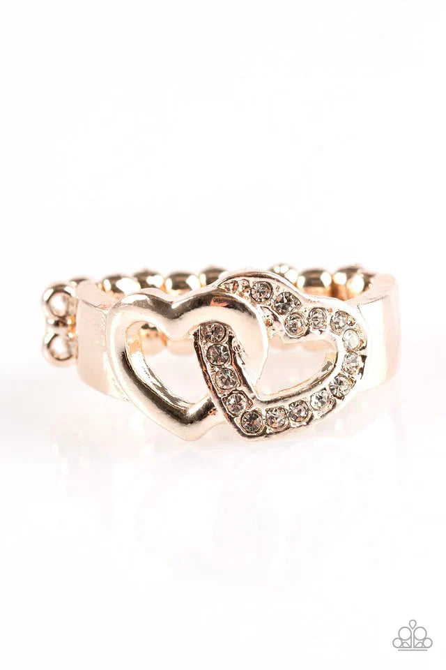 Paparazzi Ring ~ Pour Your Heart Out - Rose Gold