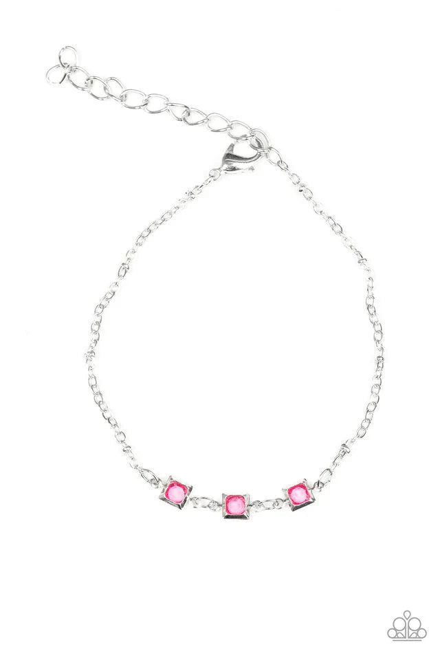 Paparazzi Bracelet ~ All I Have To Do Is GLEAM - Pink