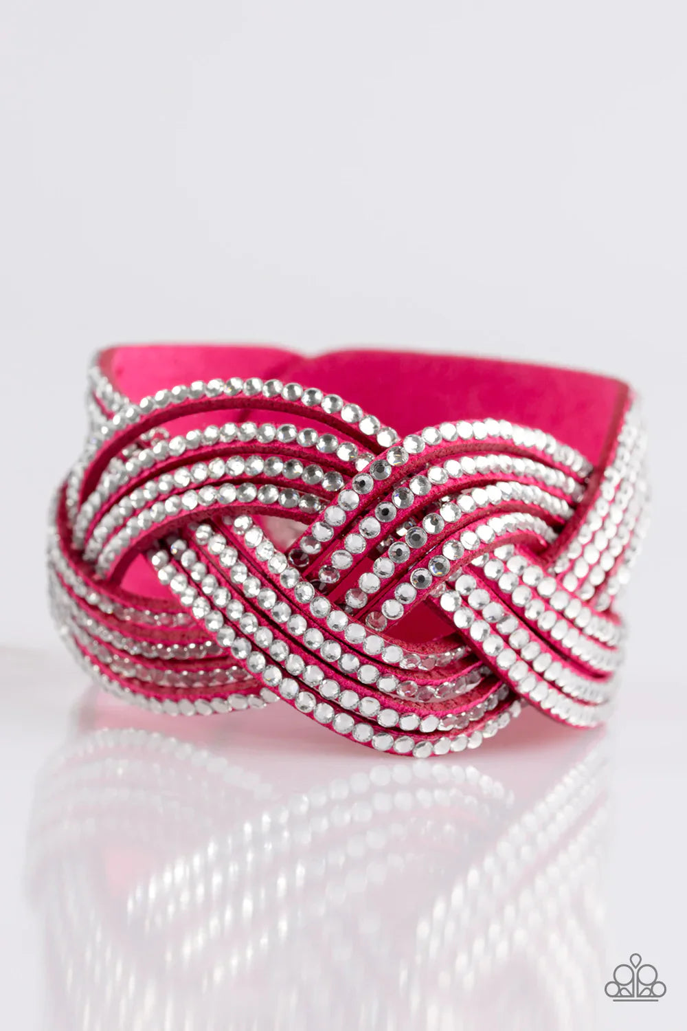 Paparazzi Bracelet ~ Big City Shimmer - Pink