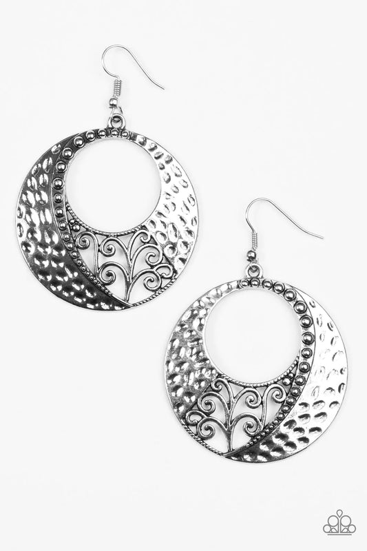 Paparazzi Earring ~ Hey, Thats VINE!- Silver