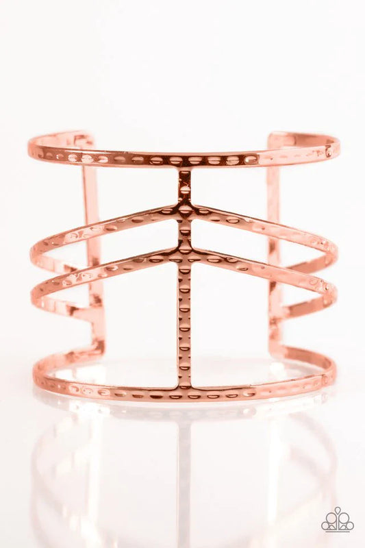 Paparazzi Bracelet ~ Stick Out A NILE - Copper