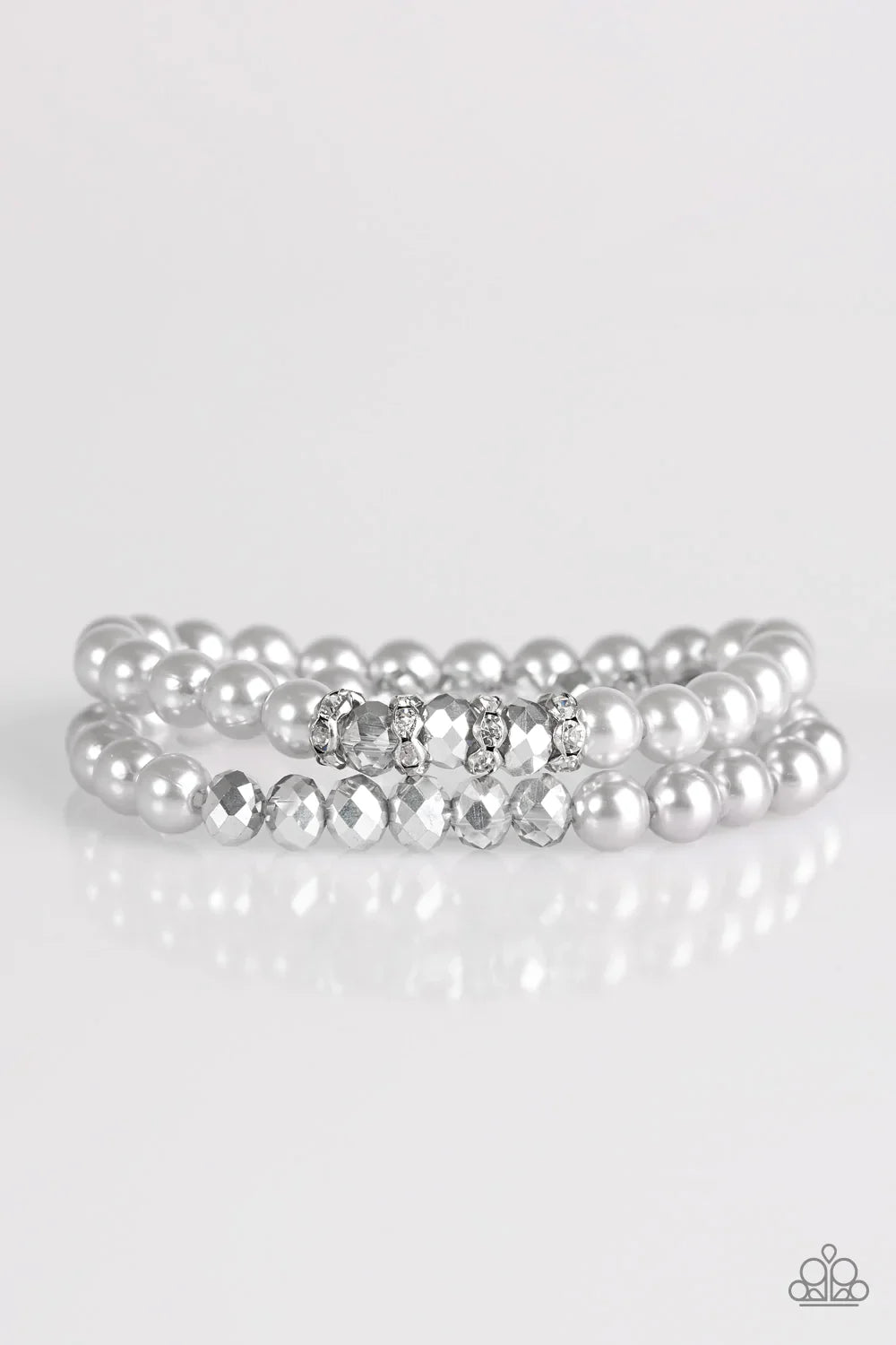 Paparazzi Bracelet ~ Get A BALLROOM! - Silver