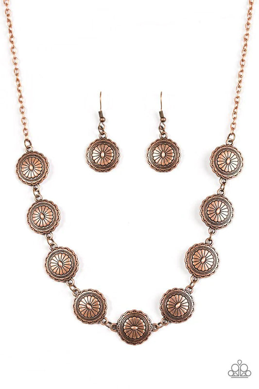 Paparazzi Necklace ~ Pleasantly Prairie - Copper