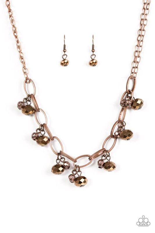 Paparazzi Necklace ~ Lets Get This FASHION Show On The Road! - Copper