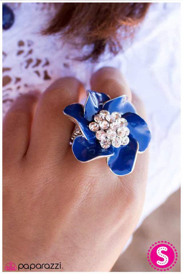 Paparazzi Ring ~ Just Breathe - Blue