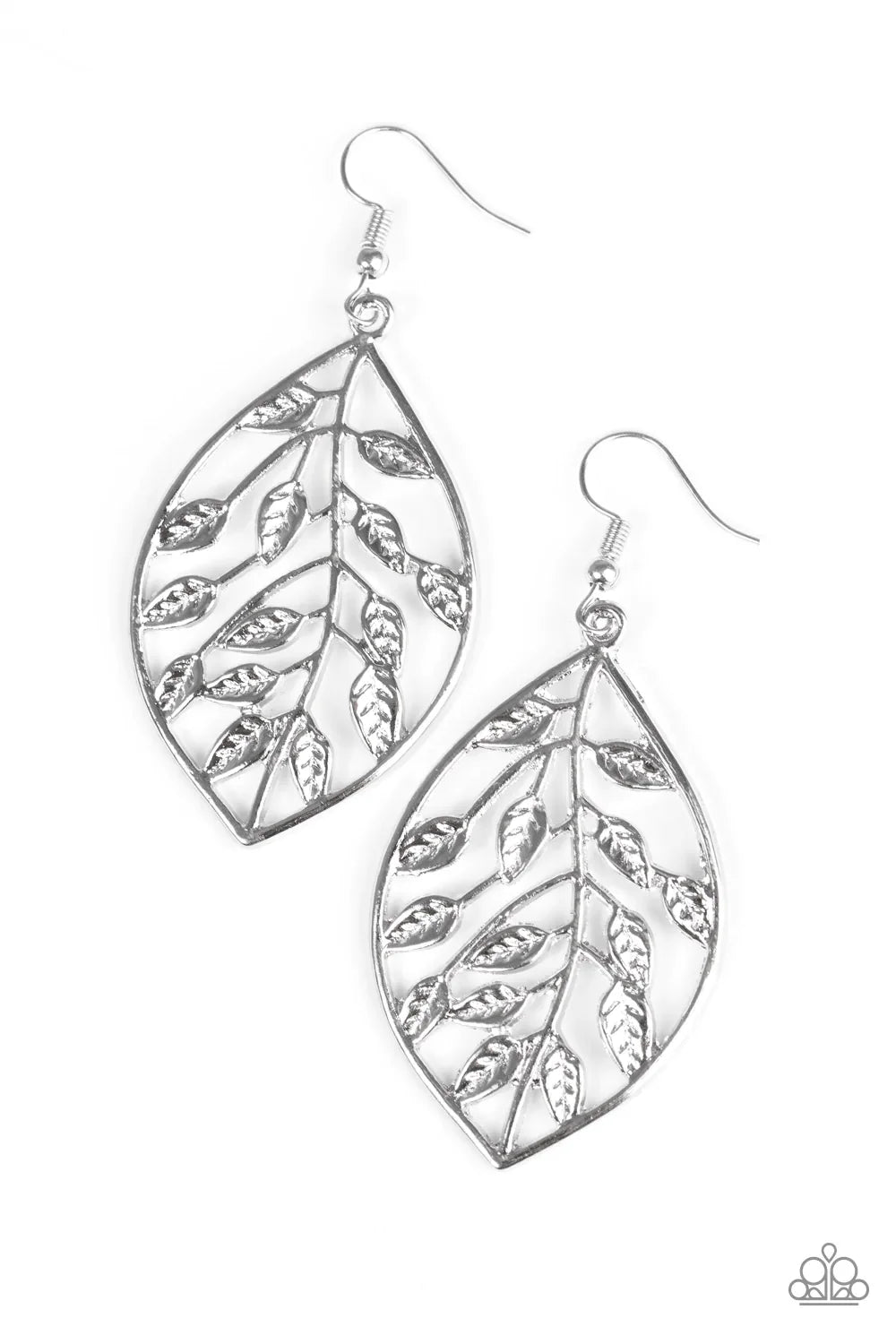 Paparazzi Earring ~ Lay It On The VINE - Silver