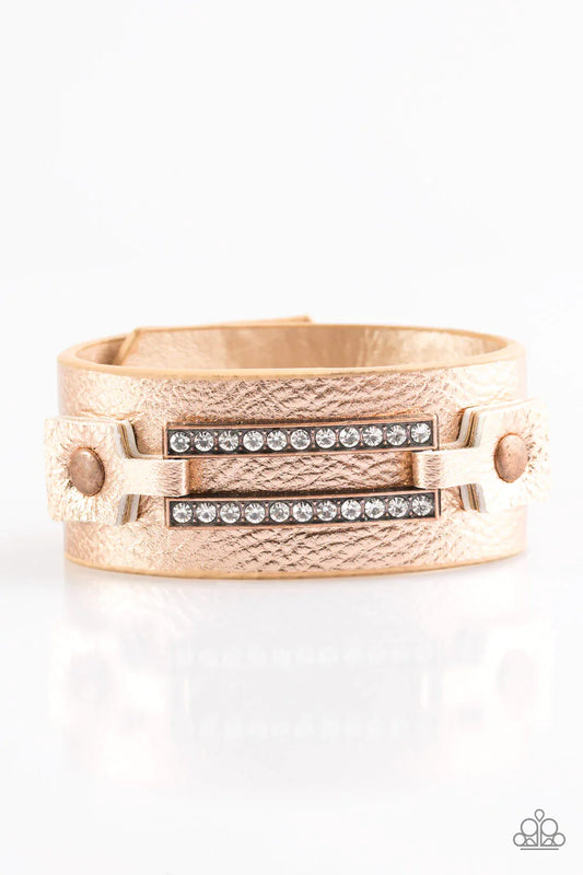 Paparazzi Bracelet ~ Street Glam - Copper