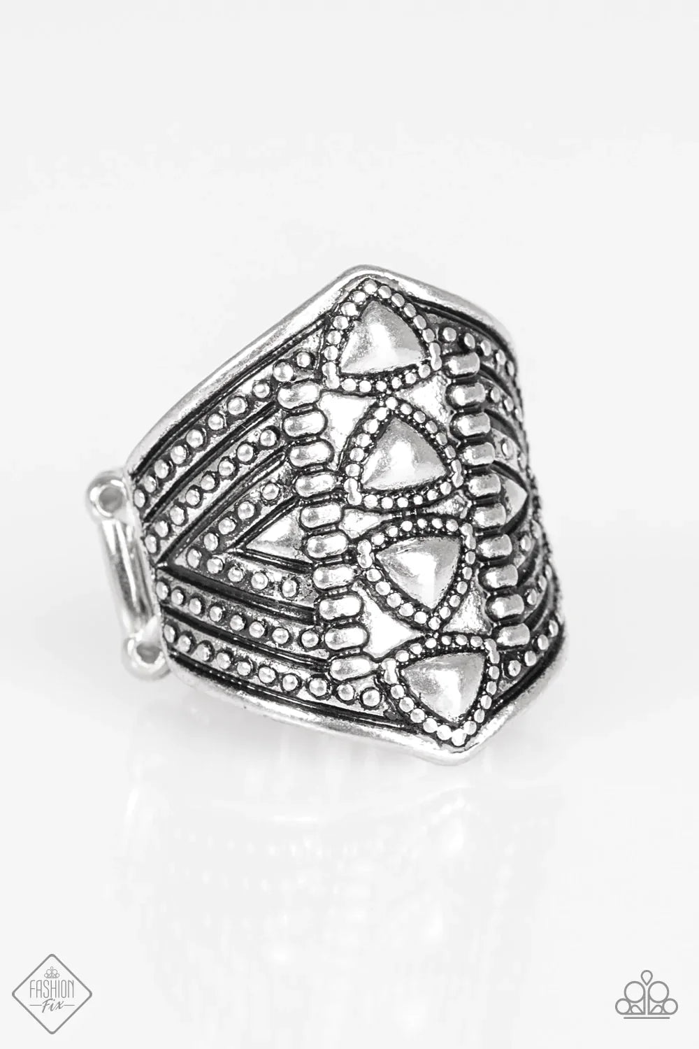 Paparazzi Ring ~ Texture Tracker  - Silver