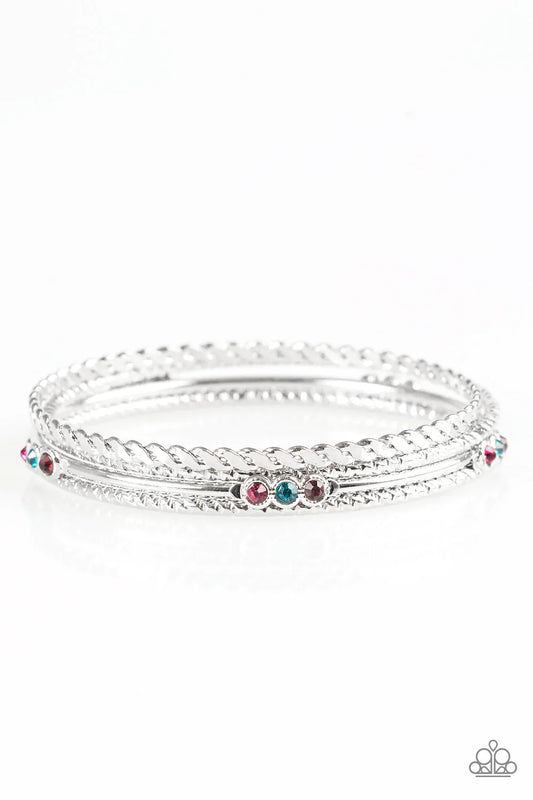 Paparazzi Bracelet ~ Subtle Shimmer - Multi