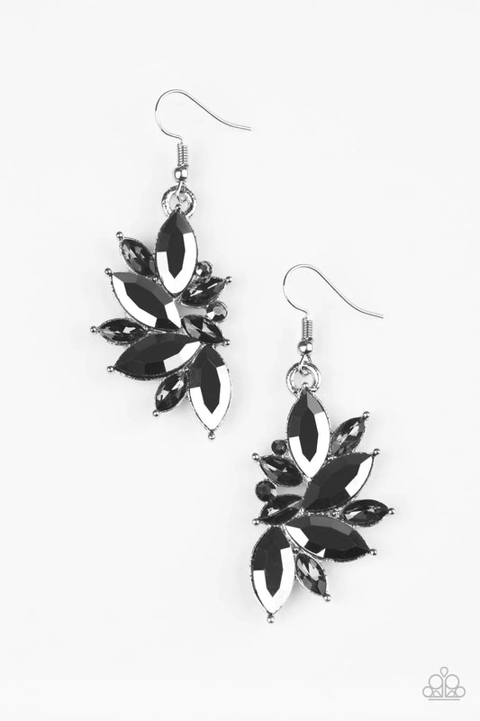 Paparazzi Earring ~ Vegas Vogue - Silver