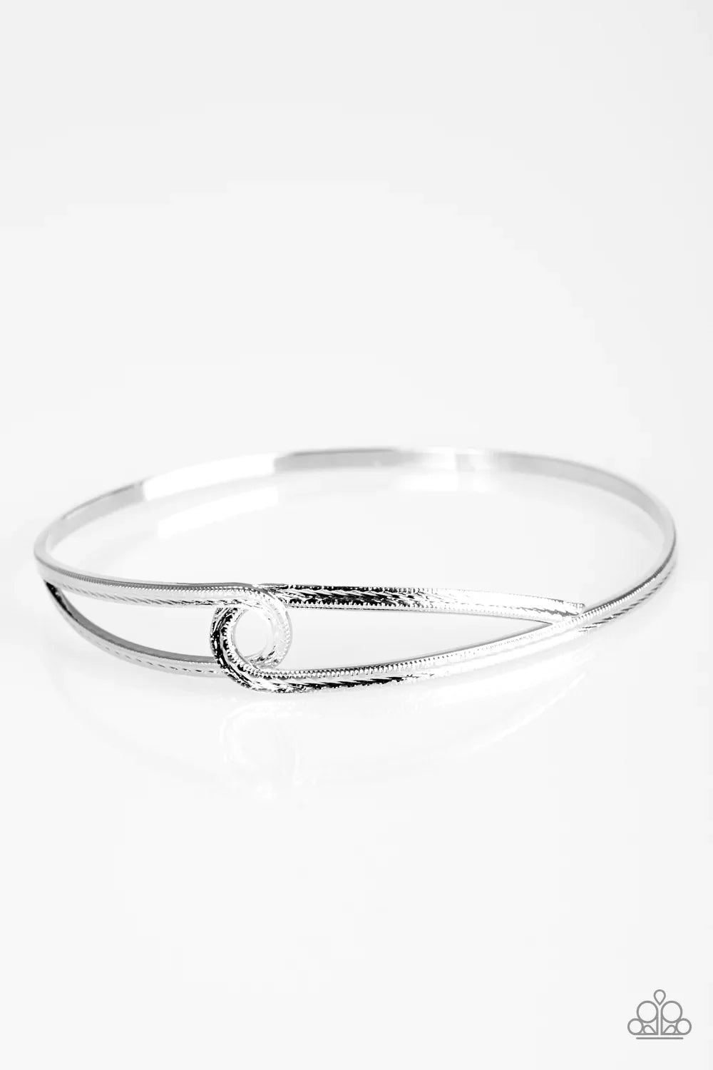 Paparazzi Bracelet ~ Elegant Expressionist - Silver