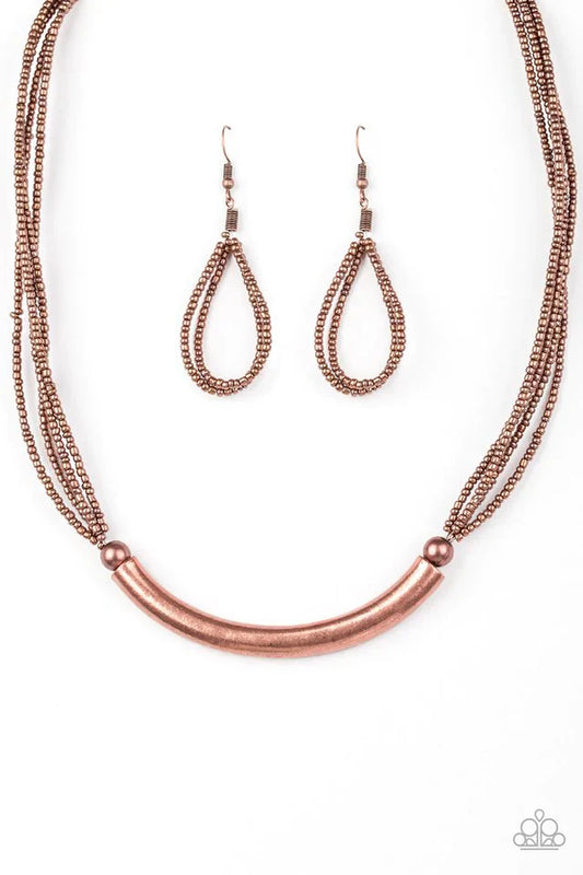 Paparazzi Necklace ~ The Texan - Copper