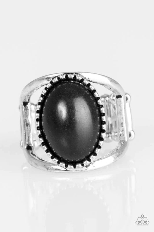 Paparazzi Ring ~ Canyon Cache - Black