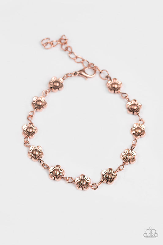 Paparazzi Bracelet ~ Definitely Daisy - Copper