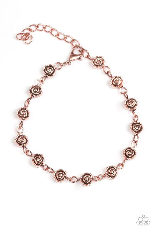 Paparazzi Bracelet ~ Rosebud Radiance - Copper