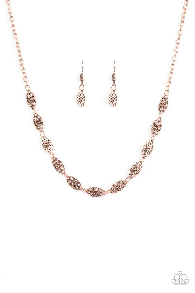 Paparazzi Necklace ~ Daisy Dream - Copper