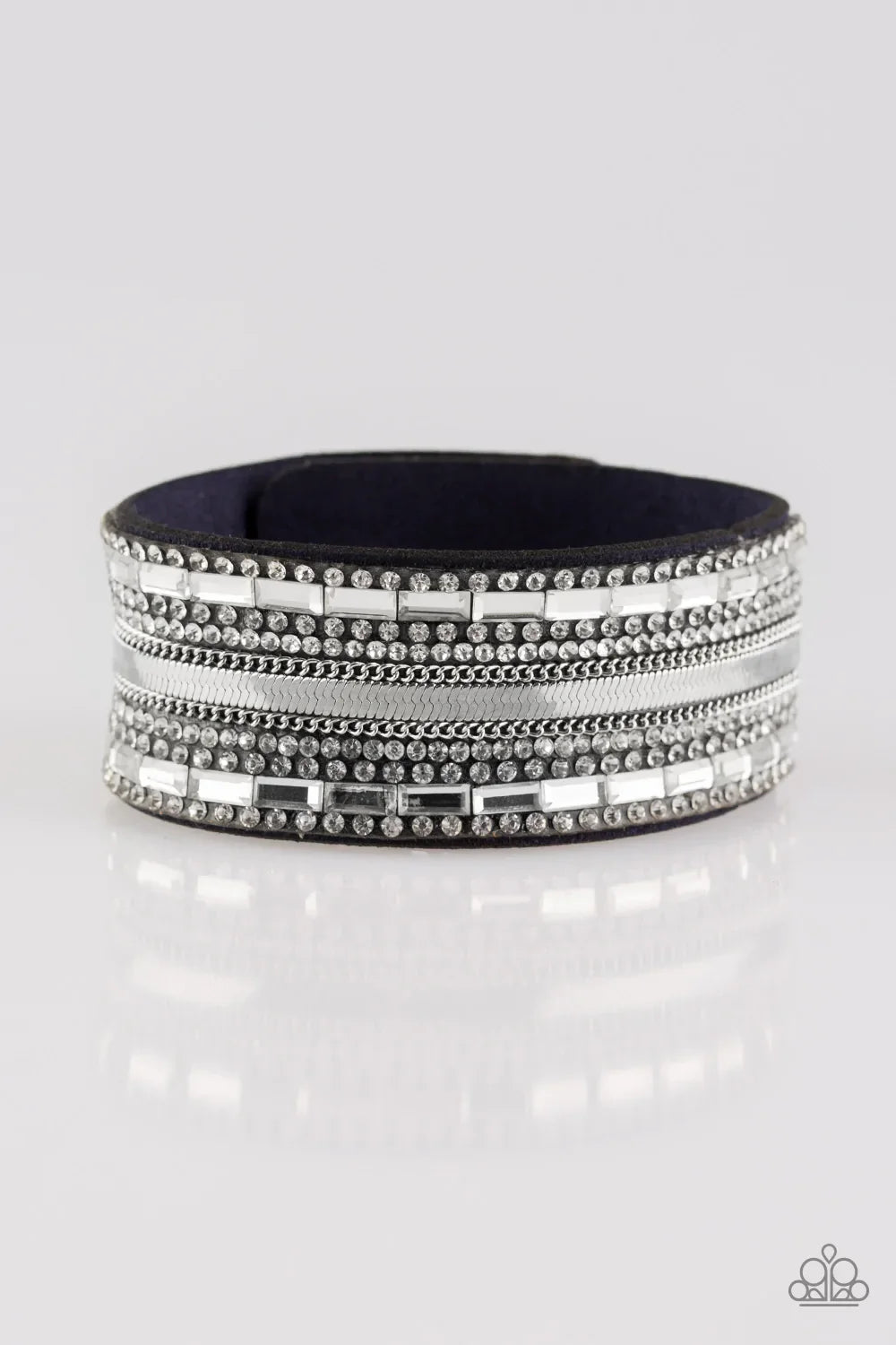 Paparazzi Bracelet ~ Teasingly Tomboy - Blue