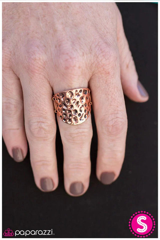 Paparazzi Ring ~ Hammer It Out - Copper