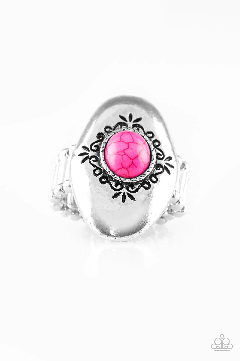 Paparazzi Ring ~ Stone Gardens - Pink