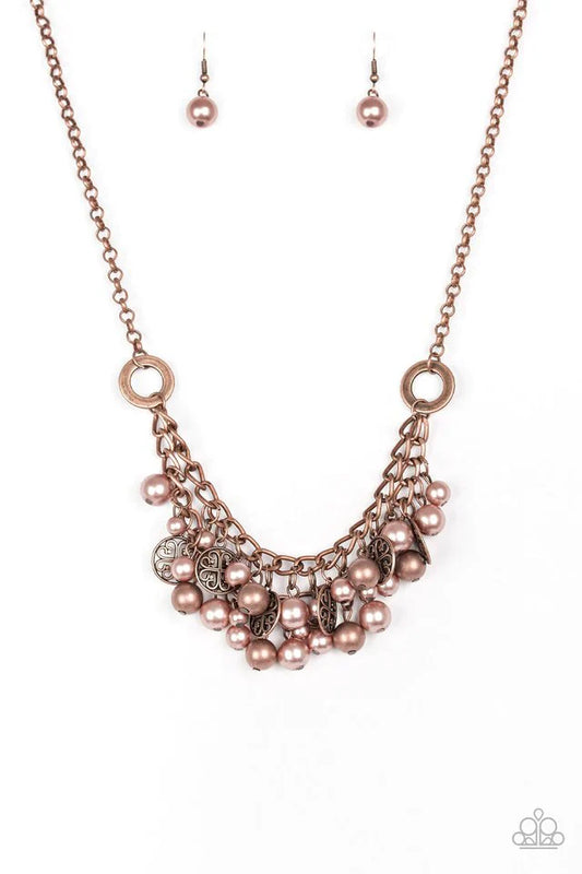 Paparazzi Necklace ~ Cinderella Glam - Copper