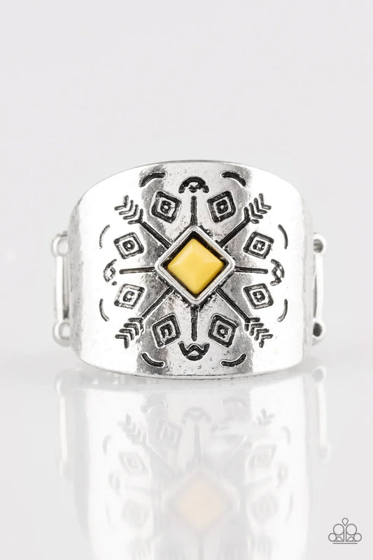 Paparazzi Ring ~ Here Today, Gone Tom-ARROW - Yellow