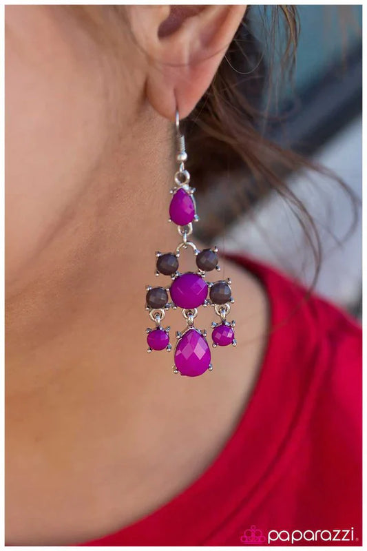 Paparazzi Earring ~ A Change of Pace - Multi