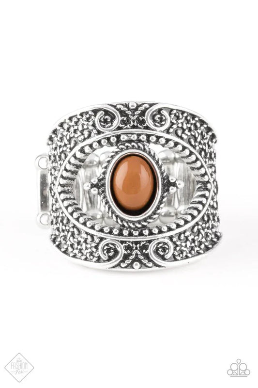 Paparazzi Ring ~ Totally Tourist - Brown