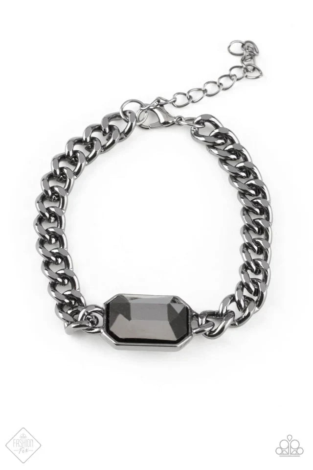 Paparazzi Bracelet ~ Command and CONQUEROR - Black