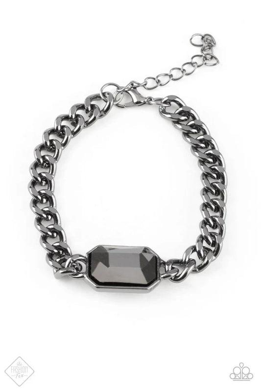 Paparazzi Bracelet ~ Command and CONQUEROR - Black