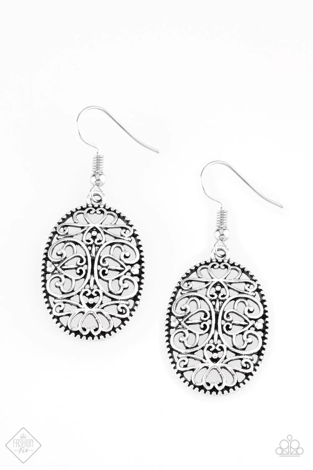 Paparazzi Earring ~ Wistfully Whimsical  - Silver