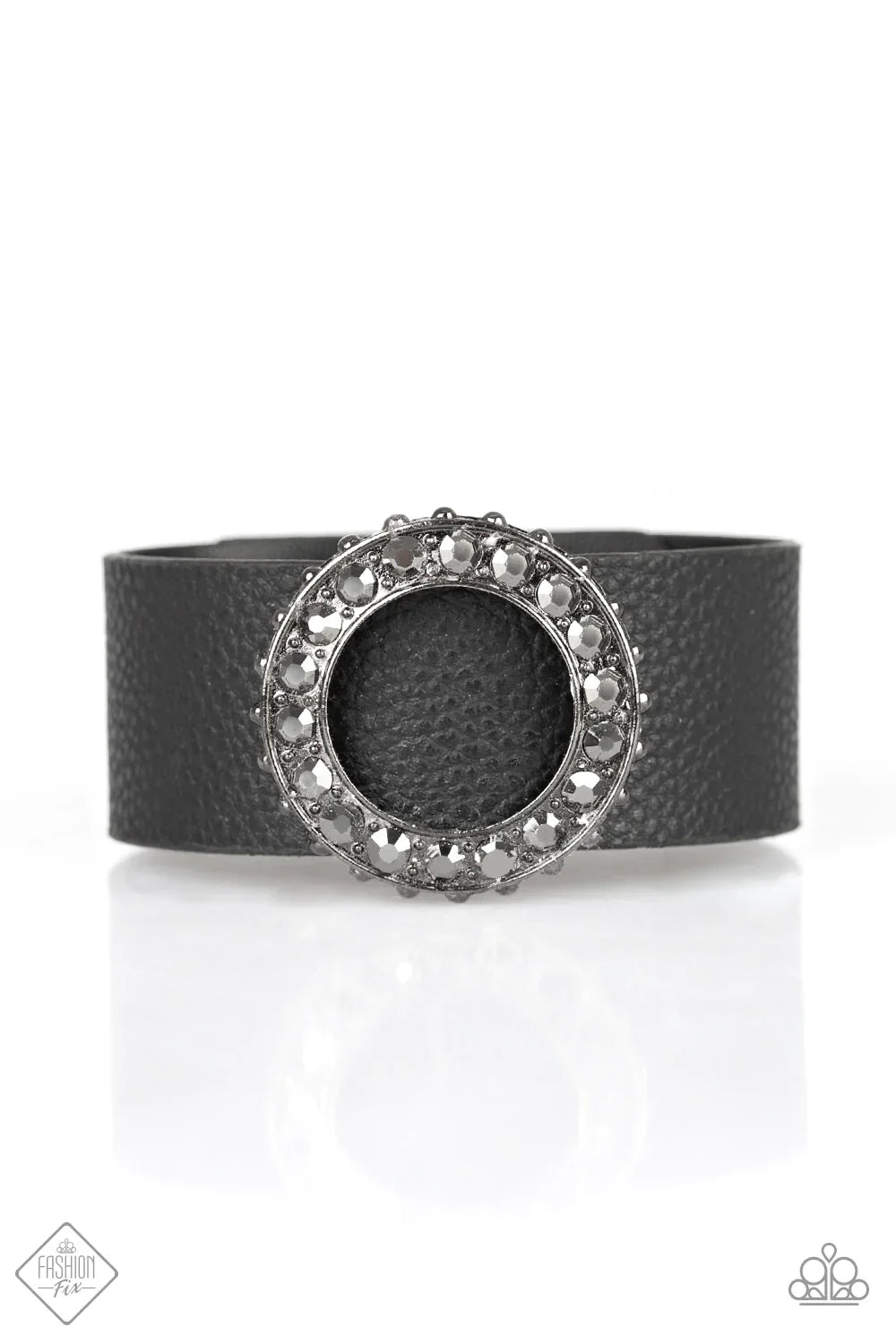 Paparazzi Bracelet ~ Rebel Razzle  - Black