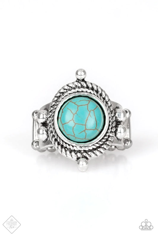 Paparazzi Ring ~ Prone To Wander  - Blue