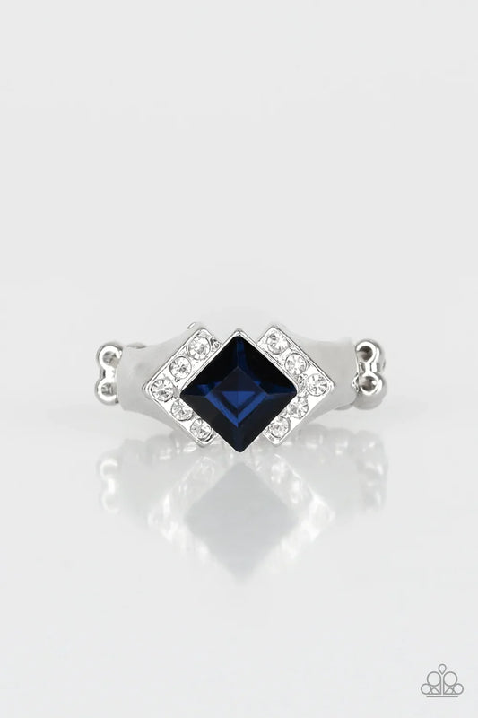 Paparazzi Ring ~ Wallstreet Winner - Blue