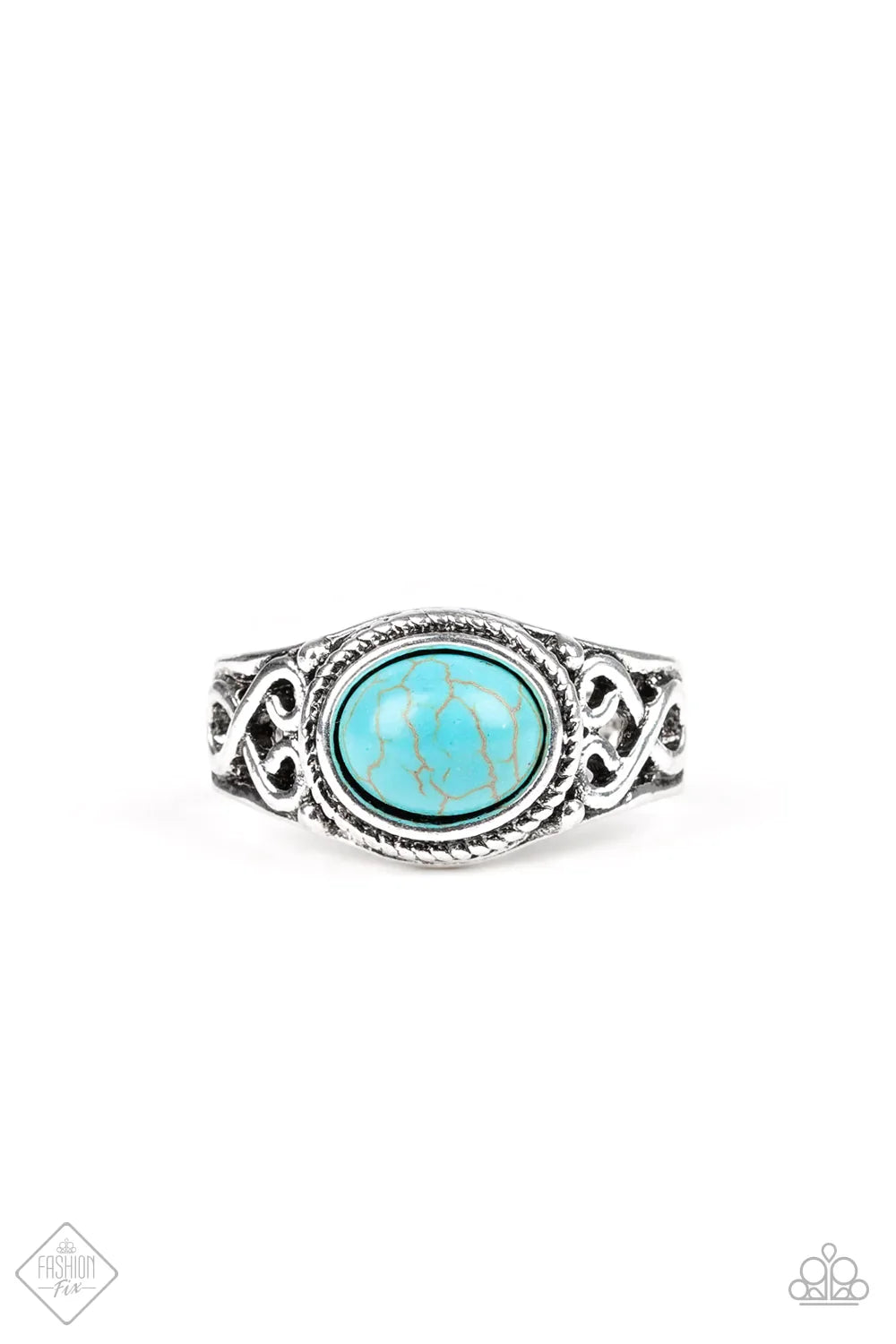 Paparazzi Ring ~ Set In Stone  - Blue