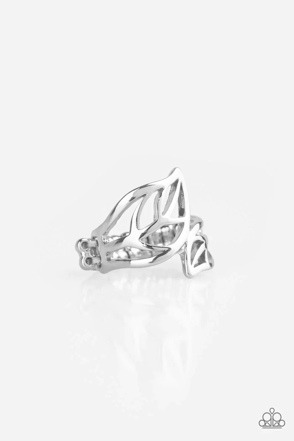 Paparazzi Ring ~ LEAF It All Behind - Silver