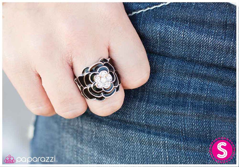 Paparazzi Ring ~ Onyx Cascades - Black