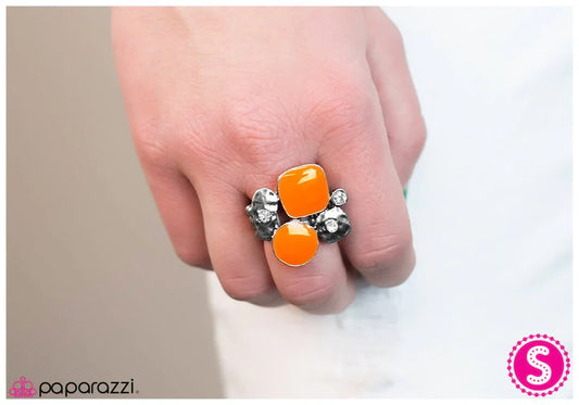 Paparazzi Ring ~ It Just Clicks! - Orange