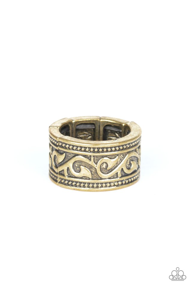 Vine of Valor - Brass - Paparazzi Ring Image