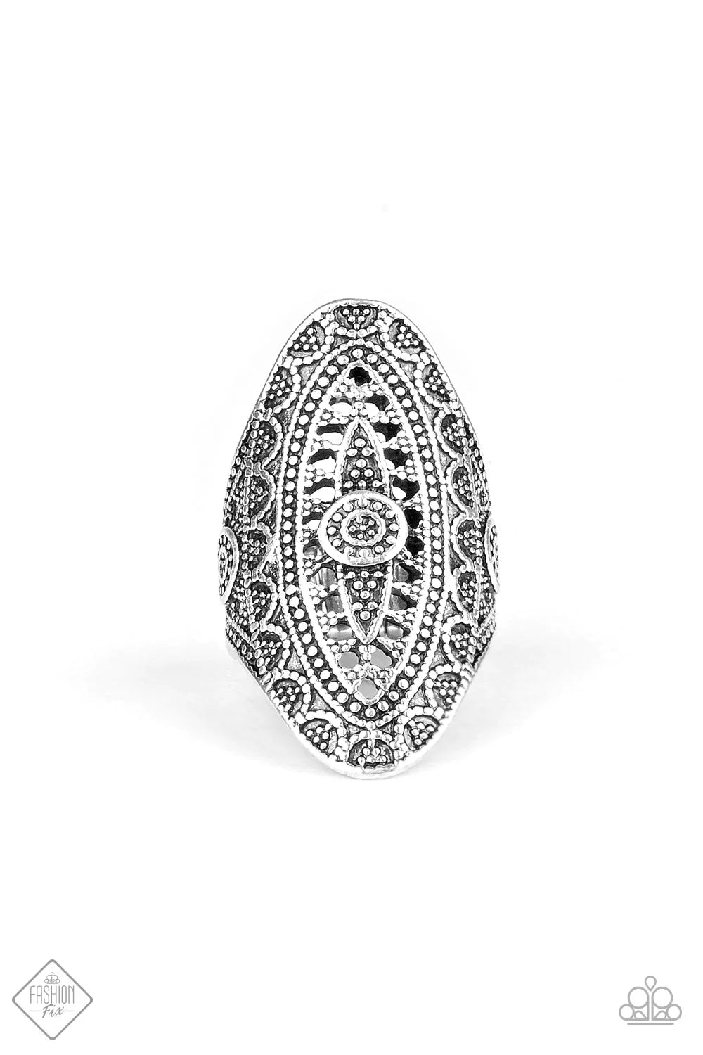 Paparazzi Ring ~ TRIBAL and Tribulation  - Silver