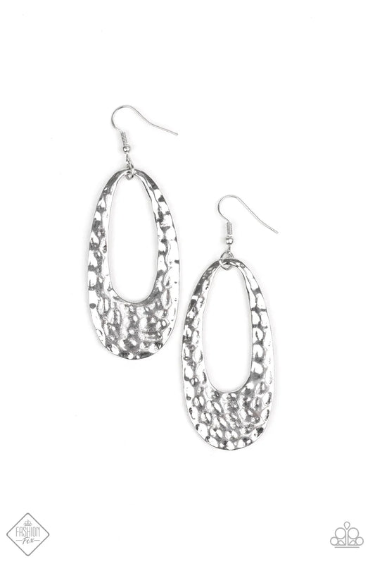 Paparazzi Earring ~ Artisan Abundance  - Silver