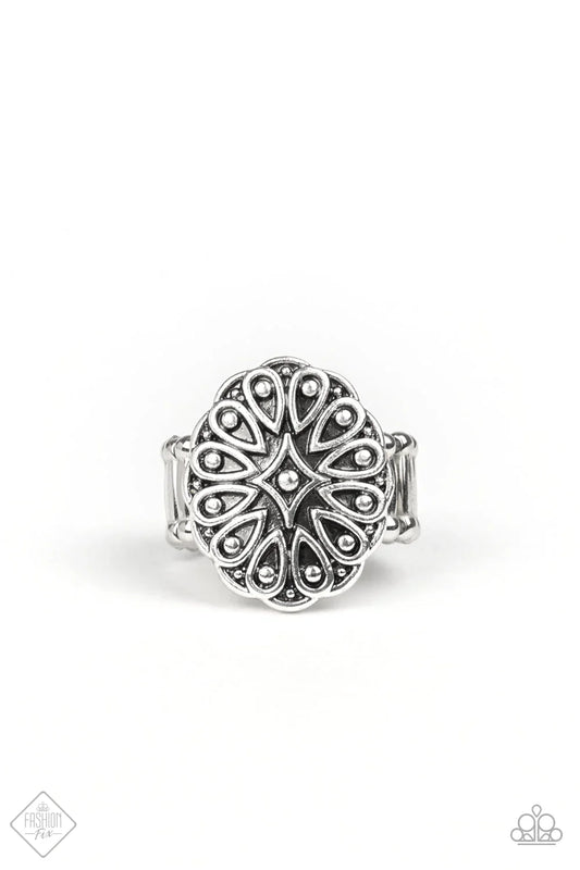 Paparazzi Ring ~ Modern Mandala  - Silver