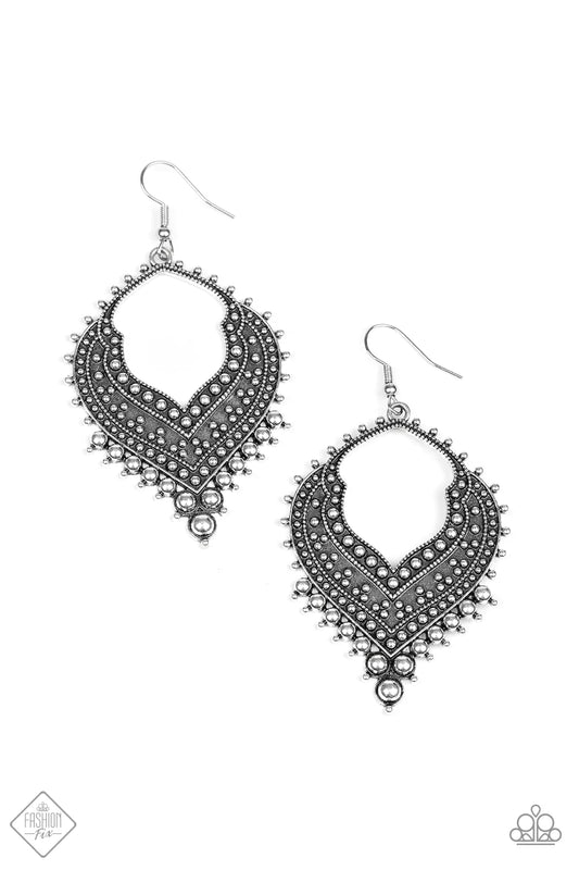 Paparazzi Earring ~ Mojave Melody  - Silver