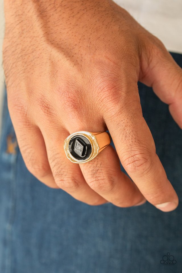 Alumni - Gold - Paparazzi Ring Image