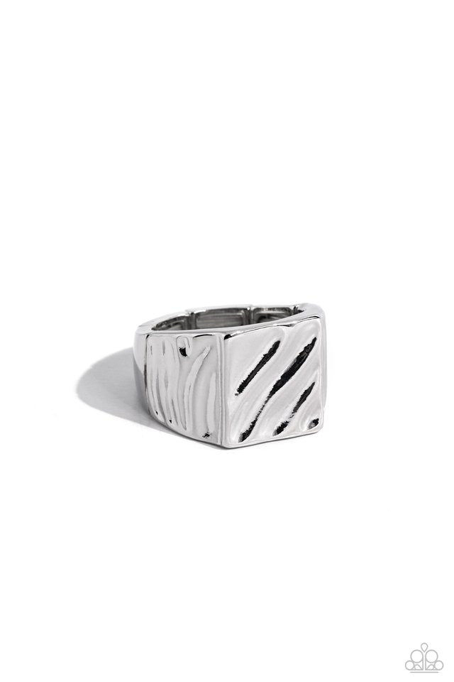 Illusion - Silver - Paparazzi Ring Image